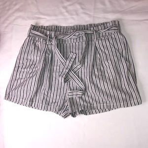 striped shorts